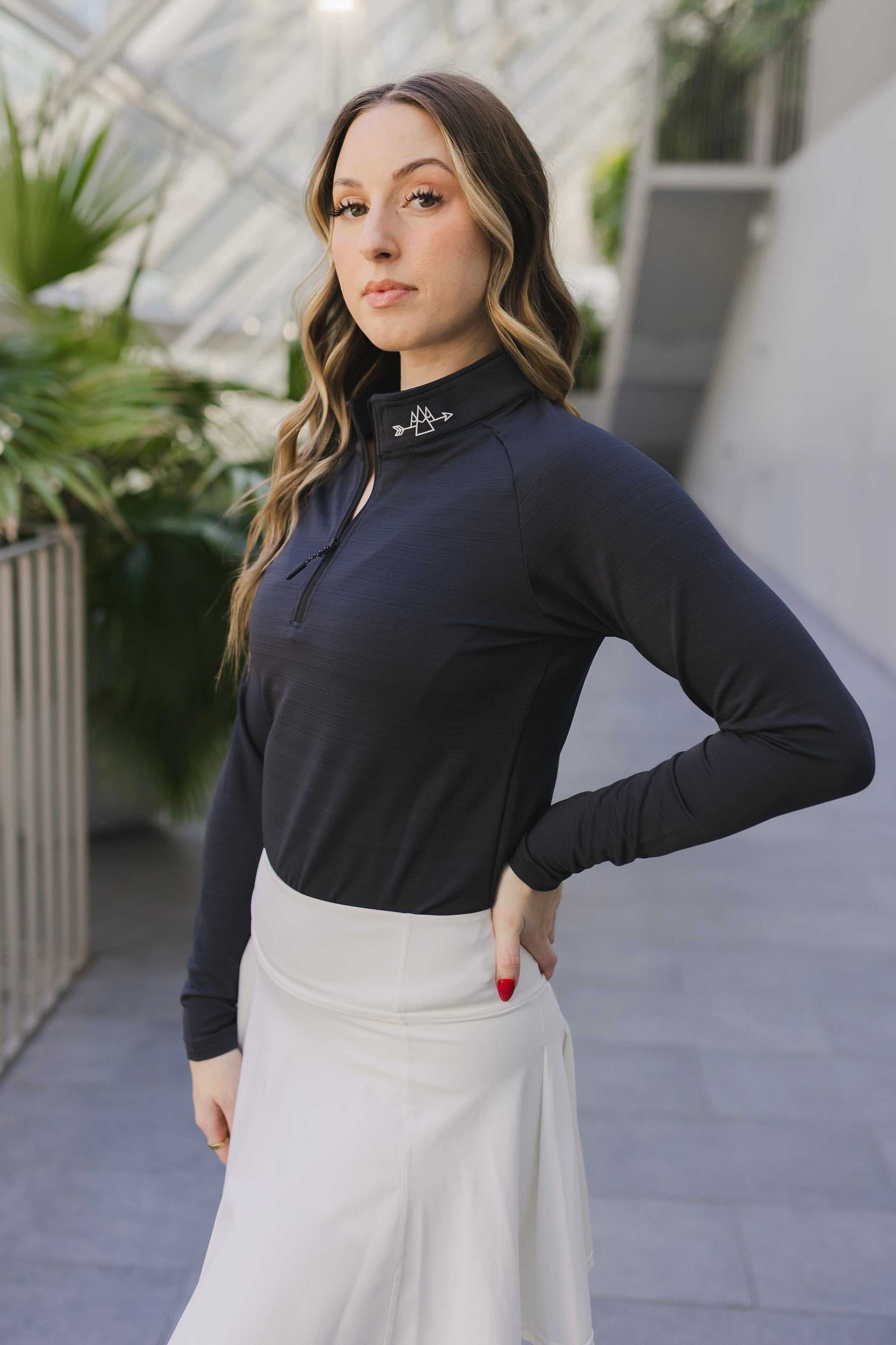 1/4 Zip Long Sleeve WOMENS