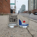 straight outta scarborough and scarborough flag drinking cups