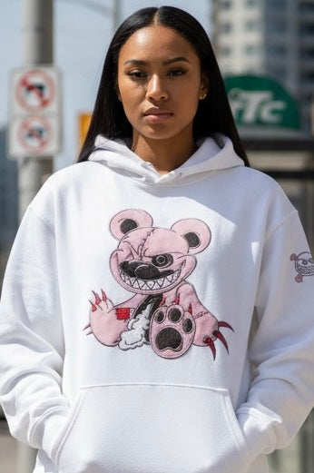 crazy  bear hoodie