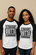 Straight Outta Scarborough Baseball Tee