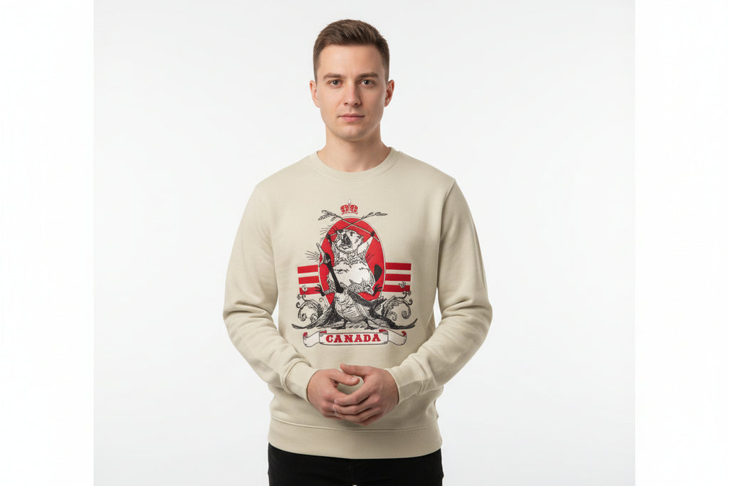 crew neck canada sweater